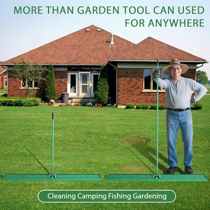 Outvita 48" x 10" Lawn Leveling Rake, Level Lawn Tool - style: 48"x10"