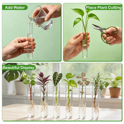 Test Tubes for Plants 16 Pack 20ml Acrylic Tubes