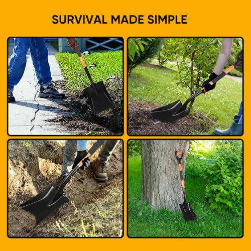 Flat Shovel, Heavy Duty Transfer Shovel - style: Flat