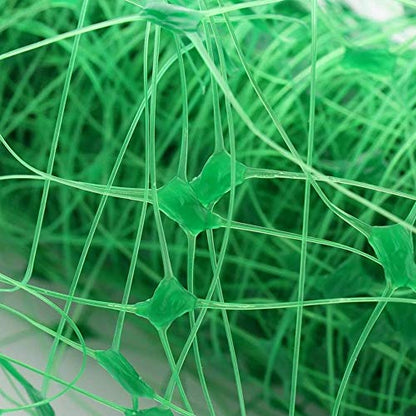 Green Garden Trellis Netting 5x100 ft Heavy Duty Polypropylene Plant Support Net for Climbing Vegetables Fruits Flowers - size: 5x100 ft