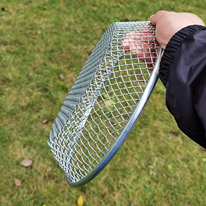 3 Pack Soil Sifter for Gardening, Heavy Duty Galvanized Steel Compost Sieve, Round Garden Sifter for 5 Gallon Bucket, 3 Mesh Sizes (1/8", 1/4", 3/8") - size: 1/4 Inch+1/8 Inch+3/8 Inch