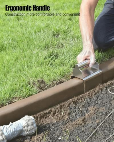 Landscape Curb Trowel, 4" x 6" x 4" Stainless Steel Curb Trowel