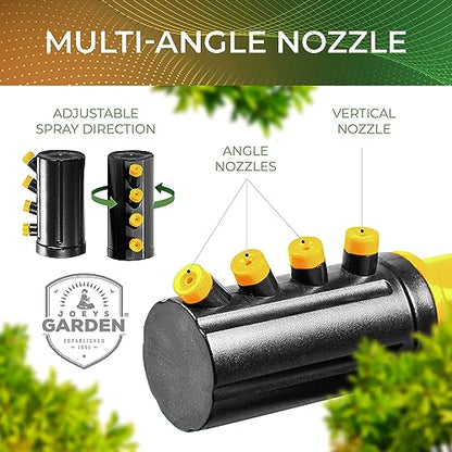 Joeys Garden Rotating Lawn Sprinkler for Yard & Kids, 360° Coverage, Yellow - color: YELLOW