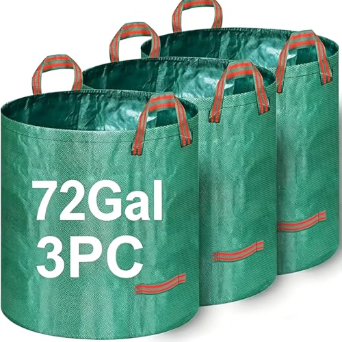 Yard Waste Bags,Reusable Collapsible Garden Leaf Bags (72 Gallon Round) - color: 72 Gallon Round