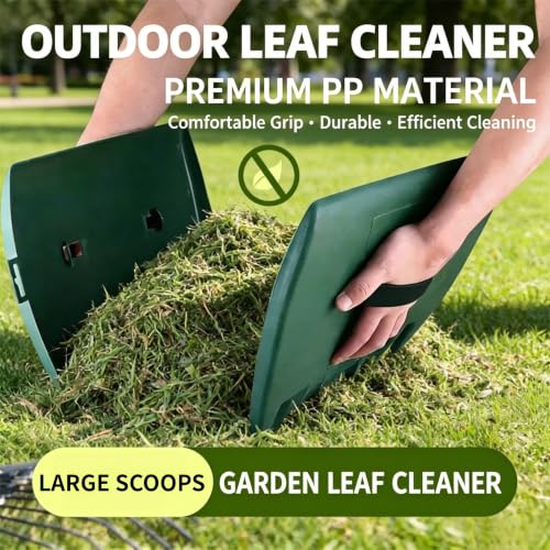 2PCS Army Green Leaf Scoops Hand Rakes