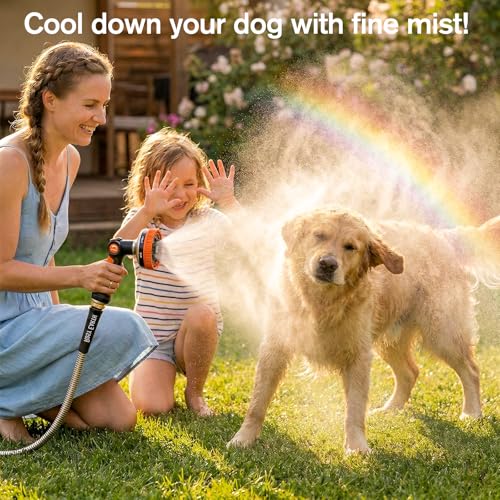 Rosy Earth 100ft Stainless Steel Garden Hose, Heavy Duty Metal Water Hose - size: 100FT