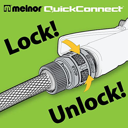 Melnor 65134AMZ 5 Piece Quick Connect Starter Set Connector Bundle, Product and Faucet Adapter, Product End and Faucet End Connector, Black, Yellow, Grey - size: 5 pcs Set