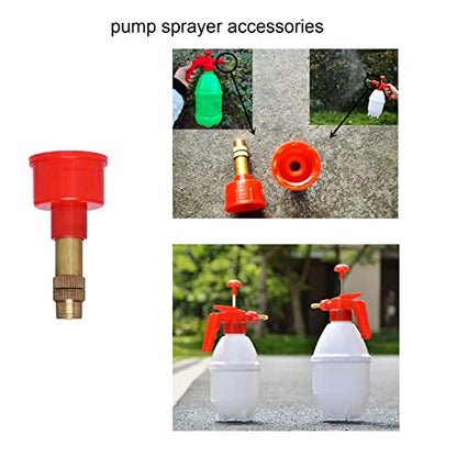 4 Pack Garden Bottle Sprayer Nozzle Replacement Caps 0.79'' 20mm Thread Head Brass Ajustable Nozzles for 50oz 27oz 0.8-1.5L Water Pump Bottle Watering Spraying Hand-Held Pressure Mister - color: 0.2Gallon/27oz/0.8L/50oz/0.4Gallon/1.5L