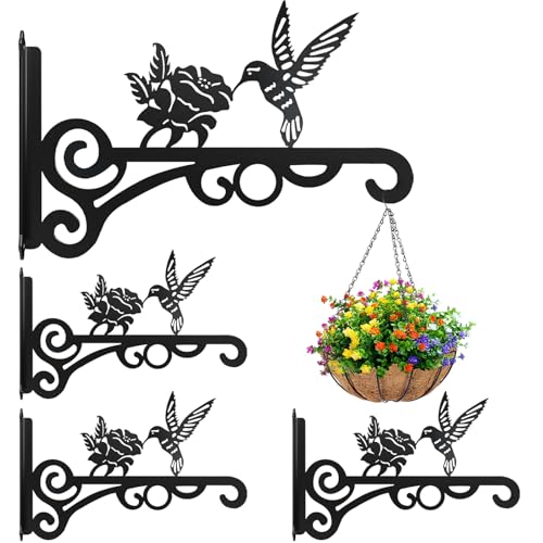 4-Pack 10 Inch Aesthetic Metal Plant Hanger Indoor and Outdoor - color: 4-Pack