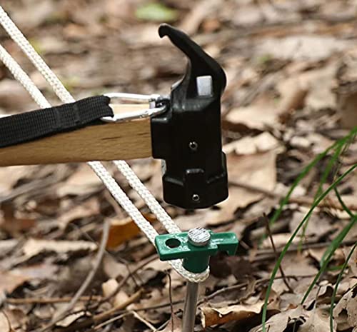 Cheardia 20 Pack Tent Stakes Heavy Duty, 9.75 Inch Yard Stakes Non-Rust Metal Tent Pegs Ground Stakes Tent Spikes for Camping Patio, Garden, Canopies, Grassland, Outdoor,Green - color: Green 20pcs