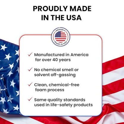 Aquamentor Kneeling Pad - Made in The USA - Firm, Durable and Thick Garden or Mechanics Foam Kneeling Pad, Great for Use Around The House, Garden, Job or Shop(17.5” x 8.0” x 1.5”, Black, 4-Pack) - size: 17.5" x 8" x 1.5" (4-Pack)