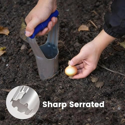 Bulb Planter Tool, Bulb Transplanter with Bend Free