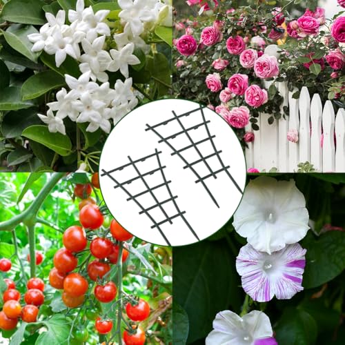 Mini Plant Trellis for Climbing Plants, Plastic Potted Stake