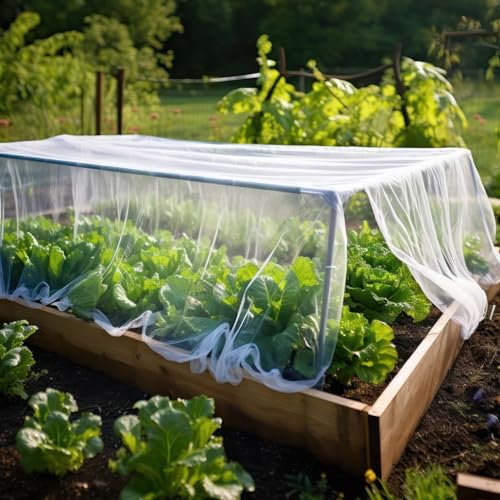Garden Netting Cover for Bird, Insect & Bug Protection | 10x30 FT Fabric - size: 10x30 FT