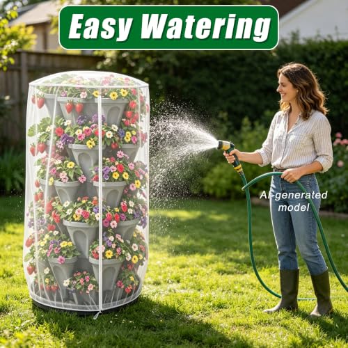 39.6x32.4 Garden Netting with Zipper for Tomato Strawberry Herb - size: 39.6 x 32.4 Inch