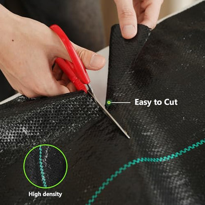3ft×100ft Garden Weed Barrier Fabric Heavy Duty Landscape Fabric with Superior Permeability Easy Set up Weed Control Ground Cloth - size: 3FT×100FT