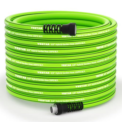 Garden Hose 100 ft x 5/8",Heavy Duty Water Hose - color: Light Green, size: 100FT
