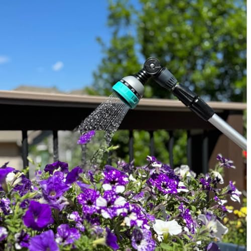 Foxglove 18” Watering Wand with Swivel Head & Adjustable Spray Patterns