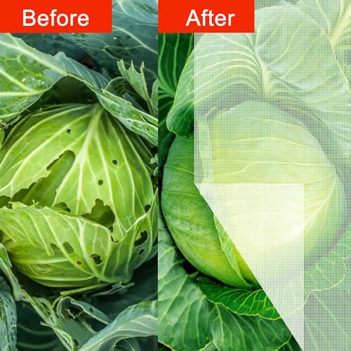 Agfabric Fruit Tree Netting Protection Bag with Drawstring,7.2x6.5 FT Garden Netting Insect Pest Barrier,Bird Netting Plant Covers for Vegetables Fruits Flower,White - color: 1pack, size: 86"x78"