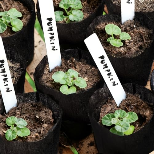 50PCS Deep Nursery Grow Bags, Black Plant Grow Bag for Starting Rooted Plants Vegetable, Flower, Seedling Tree Seedling Pots, 10" H Before Loading Soil - size: 10''H