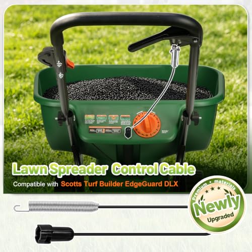 Spreader Control Cable Compatible with Scotts Turf Builder EdgeGuard DLX - size: DLX