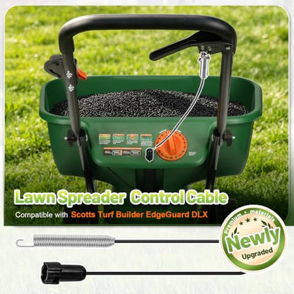 Spreader Control Cable Compatible with Scotts Turf Builder EdgeGuard DLX - size: DLX