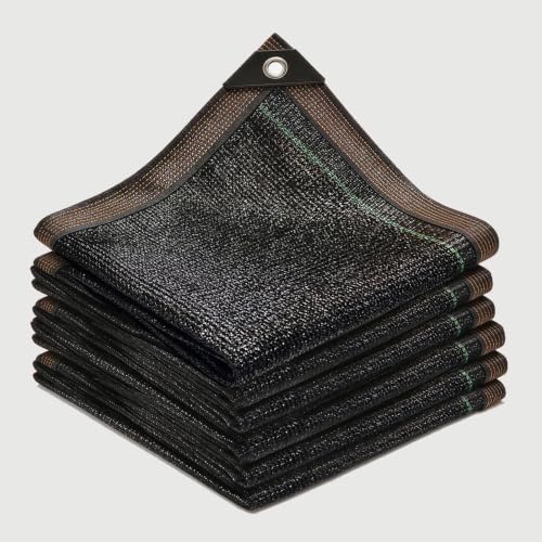 Garden Shade Cloth Suitable for Plants Outdoor Vegetables with Buckle Holes Greenhouse Chicken Coop Dog Kennel Courtyard Shade net Tarp Netting Waterproof Fabric 50%, 8FT*20FT - color: Style:50%, size: 8FT*20FT
