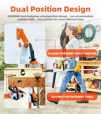 Chainsaw Hanger, 3 Pack Chainsaw Holder Wall Mount, Chain Saw Storage Rack - color: 3 Pack