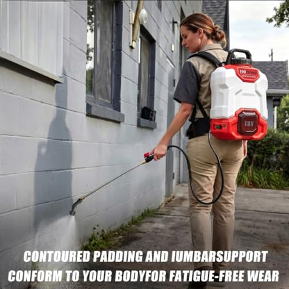 Battery Powered Backpack Sprayer for Milwaukee 18V Max Battery