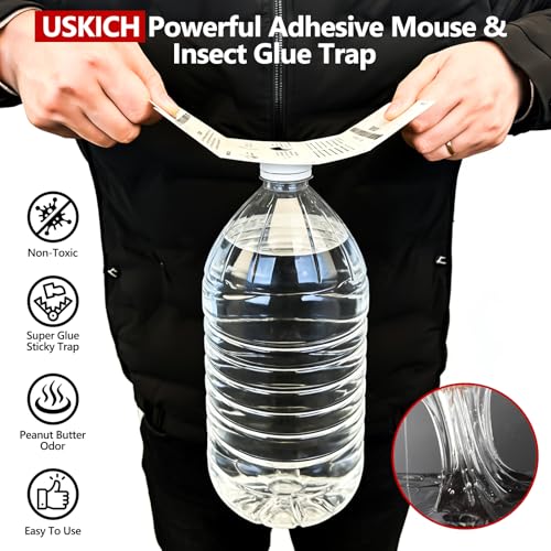 16 Pack Mouse Glue Trap,Mouse Traps Indoor for Home,Sticky Mouse Traps - size: 16 Pack