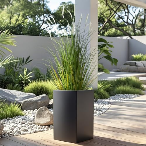3ft 2-Pack Artificial Cattail Reed Grass, 35in Artificial Fake Onion Plant - size: 3FT