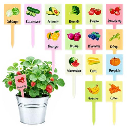 15Pcs Waterproof Acrylic Plant Labels