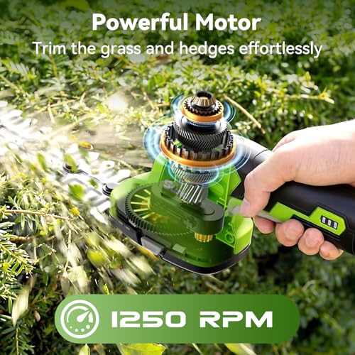 2 in 1 Hedge Trimmer Cordless, 7.2V Electric Bush Trimmer Mini Hedge Shears