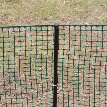 Heavy-Duty Plastic Mesh Netting, Green, 35.4 x 197 in (90cm x 5m), 25mm Grid, Recycled Plastic, Cut-to-Size, Multi-Purpose for Gardening & Fencing - size: 0.98 in (25mm)