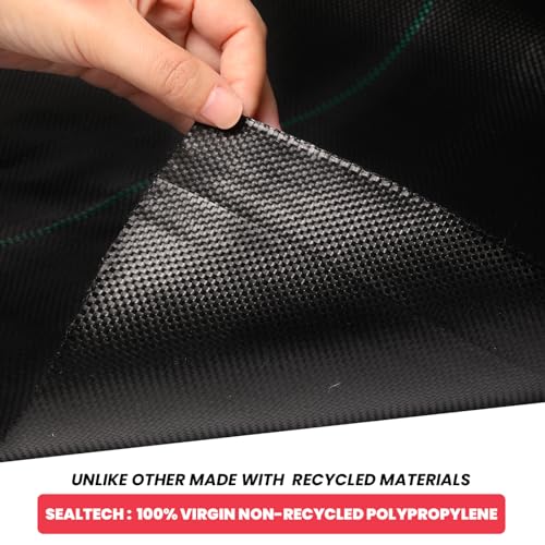 Premium 6 OZ Pro Garden Weed Barrier Landscape Fabric Heavy Duty, 3‘ X 100‘ Weed Barrier Fabric Durable, Lightweight, Eco-Friendly and Easy to Install. - size: 3‘ X 100‘