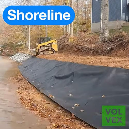 Non Woven Geotextile Fabric for Landscape Projects, French Drains, Retaining Walls, Underlayment, Drainage, Professional Construction Nonwoven Fabric - 4 oz (4x50) - size: 4'x50'