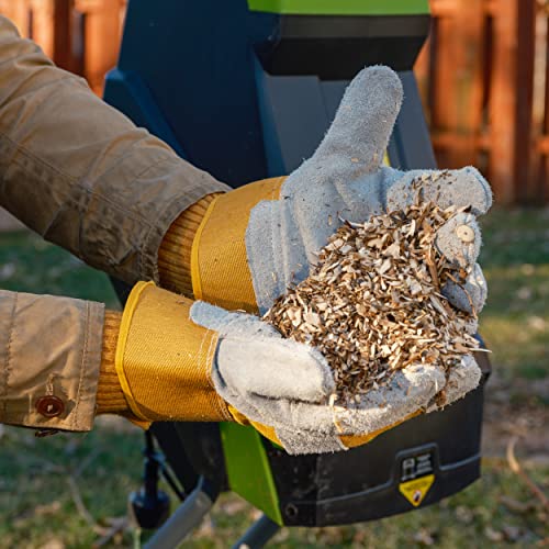 Earthwise GS015 15-Amp Electric Corded Chipper/Shredder with Collection Bag - style: 15-Amp, 8:1 Thick Mulch Ratio