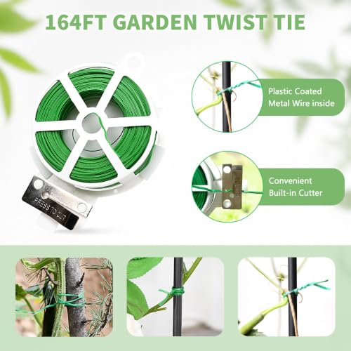 DoCred 39.4" H Cucumber Trellis, 2 Pack Foldable A Frame Garden Trellis - color: Steel Black, size: 39.4" H (Standard)