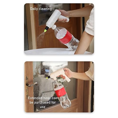 Electric Plant Sprayer Spout Battery Powered USB Rechargeable Handheld Automatic Watering Sprayer with Spray Bar (A)