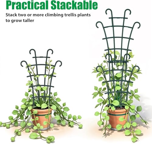 4 Pcs Small Trellis for Potted Plants