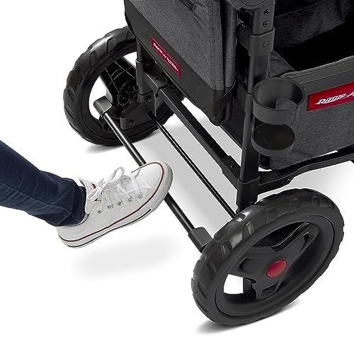 Radio Flyer Voya Stroller Wagon, for Toddlers and Kids 6+ Months, 2 Seats - size: 1.0