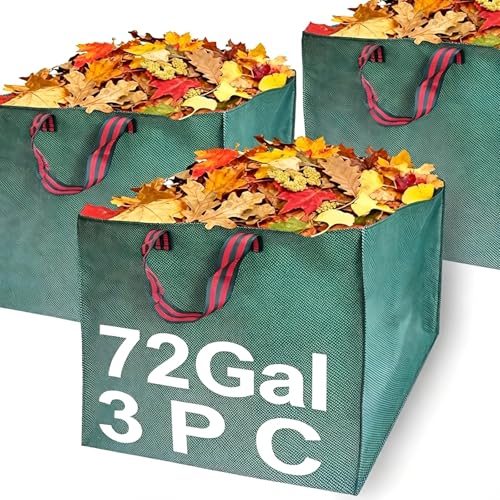 Yard Waste Bags, Reusable Weed Garden Leaf Bags(72 Gallon Square) - color: 79 Gallon Square