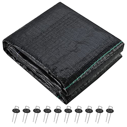 4ft x 30ft Weed Barrier Fabric, Heavy Duty Landscape Fabric Garden Cloth - size: 4ft x 30ft