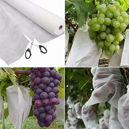 Agfabric Plant Covers Freeze Protection Row Cover 0.55oz 7'x100' Frost Blanket for Winter Protection Plant Covers Feeeze Protection,White - color: White, size: 0.55oz-7'*100'