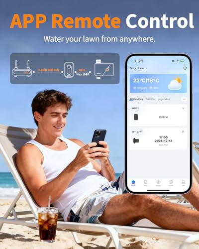 Diivoo Brass WiFi Water Timer - size: 1 Outlet