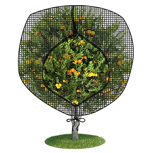 FONUNO Fruit Tree Netting with Zipper Birds Netting for Fruit Trees, Black - color: Black, size: 10 x 13 feet - 1 Pack