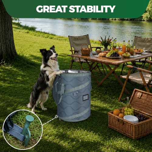 RVGUARD Pop-Up Trash Bin, Blue Trash Can - color: BLUE