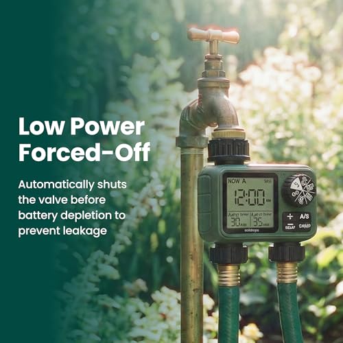 Garden Hose Sprinkler Timer 1 or 2 Outlet Programmable Controller - style: 2-Zone