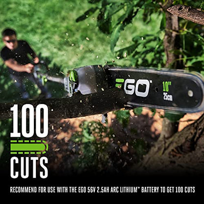EGO POWER+ Pole Saw for Tree Trimming, Cordless Electric Pole Saw with Telescopic LED Cut Line Indicator, Battery and Charger Not Included - PS1000 - style: Pole Saw (No Battery/Charger)