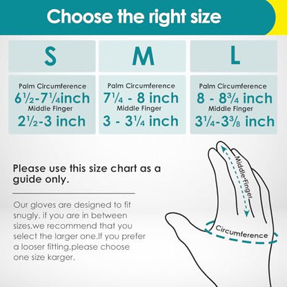 Breathable Nitrile Gardening Gloves 2 Pairs for Women, Anti-Slip Stretchy for Weeding Planting Chores DIY, Blue S/M/L - size: Large (Pack of 2)
